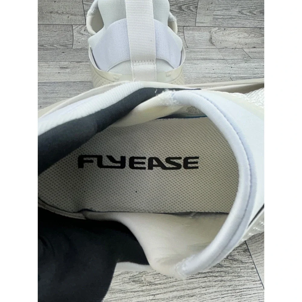 Nike Go FlyEase Men 10 White Sail Black Hands Free Slip On Sneakers CW5883-101